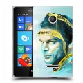 Дизайнерский пластиковый чехол для Microsoft Lumia 435 Декстер