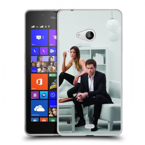 Дизайнерский пластиковый чехол для Microsoft Lumia 540 Декстер