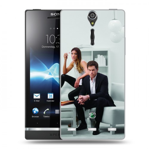 Дизайнерский пластиковый чехол для Sony Xperia S Декстер