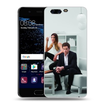 Дизайнерский силиконовый чехол для Huawei P10 Plus Декстер (на заказ)