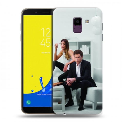 Дизайнерский пластиковый чехол для Samsung Galaxy J6 Декстер