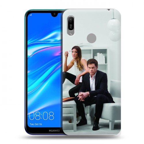Дизайнерский пластиковый чехол для Huawei Y6 (2019) Декстер