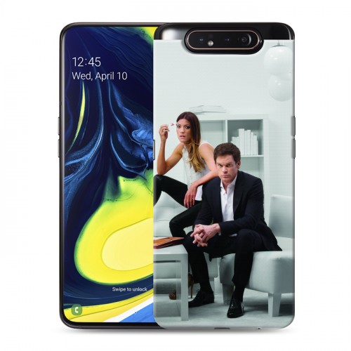 Дизайнерский пластиковый чехол для Samsung Galaxy A80 Декстер