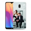 Дизайнерский силиконовый с усиленными углами чехол для Xiaomi RedMi 8A Декстер