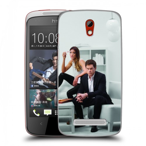 Дизайнерский пластиковый чехол для HTC Desire 500 Декстер