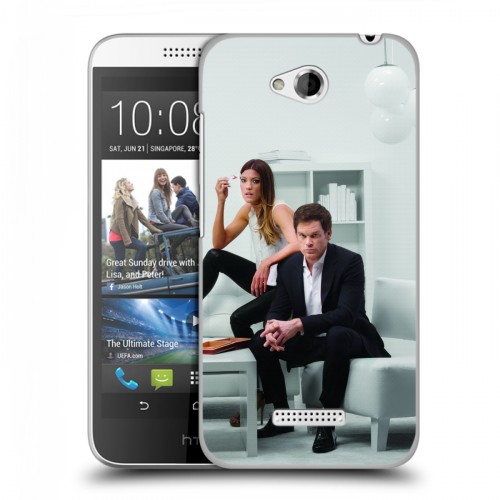 Дизайнерский пластиковый чехол для HTC Desire 616 Декстер