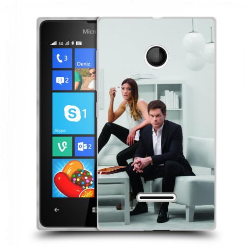 Дизайнерский пластиковый чехол для Microsoft Lumia 435 Декстер