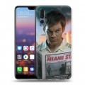 Дизайнерский силиконовый с усиленными углами чехол для Huawei P20 Pro Декстер