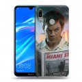 Дизайнерский пластиковый чехол для Huawei Y6 (2019) Декстер