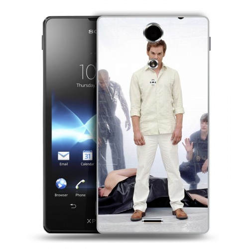 Дизайнерский пластиковый чехол для Sony Xperia TX Декстер