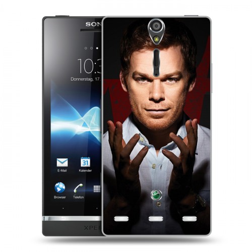 Дизайнерский пластиковый чехол для Sony Xperia S Декстер