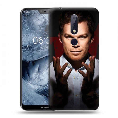 Дизайнерский силиконовый чехол для Nokia 6.1 Plus Декстер