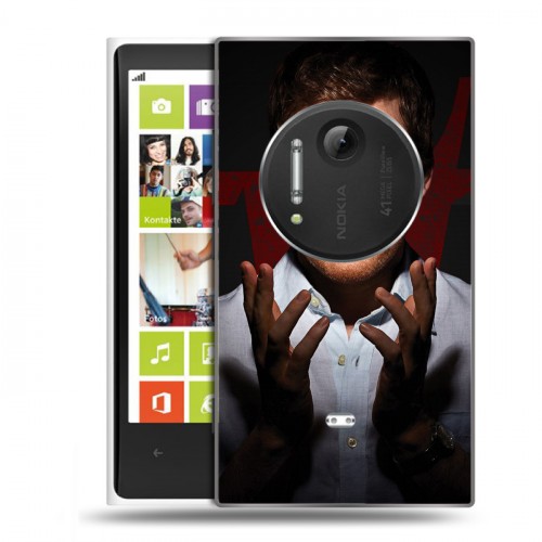 Дизайнерский пластиковый чехол для Nokia Lumia 1020 Декстер