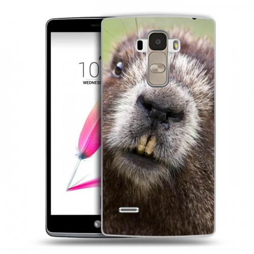 Дизайнерский пластиковый чехол для LG G4 Stylus Грызуны