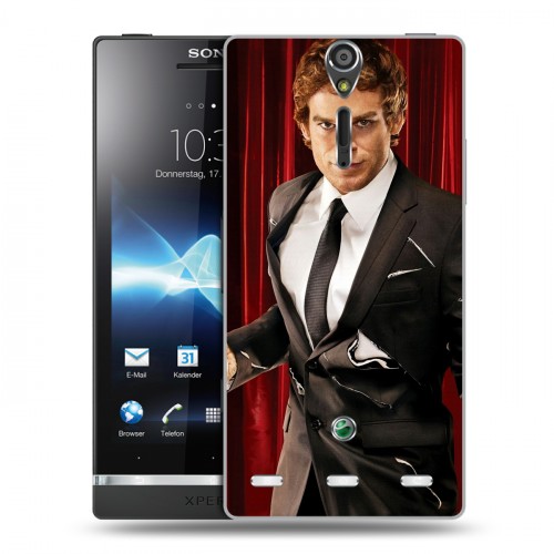 Дизайнерский пластиковый чехол для Sony Xperia S Декстер