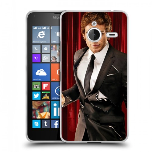 Дизайнерский пластиковый чехол для Microsoft Lumia 640 XL Декстер