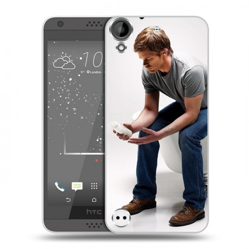 Дизайнерский пластиковый чехол для HTC Desire 530 Декстер