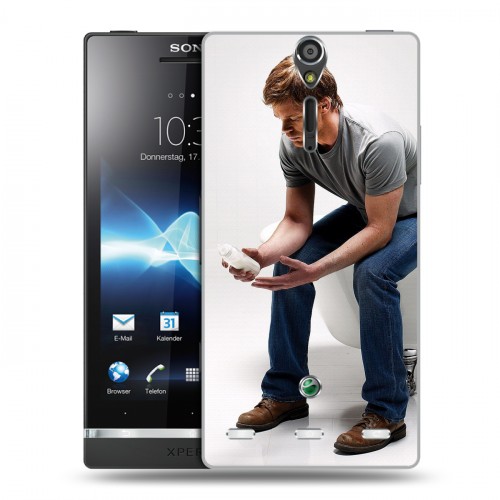 Дизайнерский пластиковый чехол для Sony Xperia S Декстер