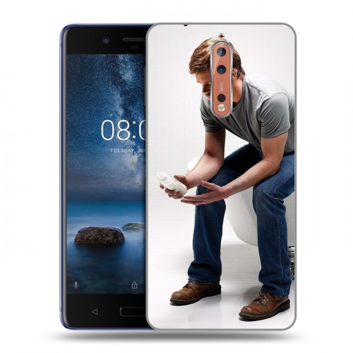 Дизайнерский пластиковый чехол для Nokia 8 Декстер