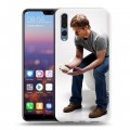 Дизайнерский силиконовый с усиленными углами чехол для Huawei P20 Pro Декстер