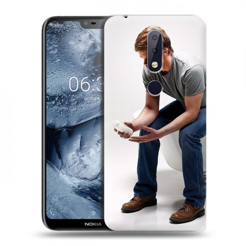 Дизайнерский пластиковый чехол для Nokia 6.1 Plus Декстер