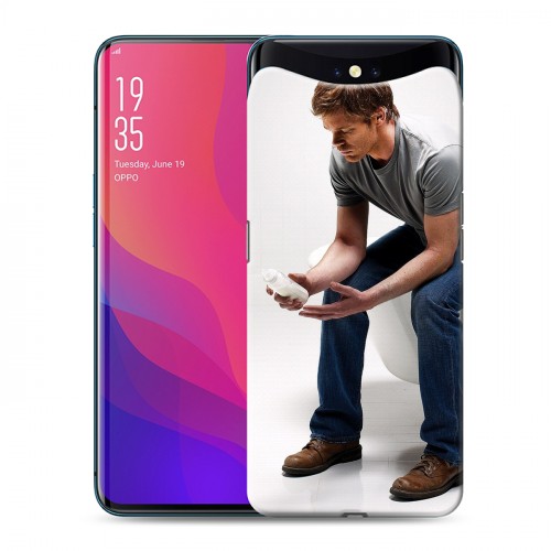 Дизайнерский силиконовый чехол для OPPO Find X Декстер