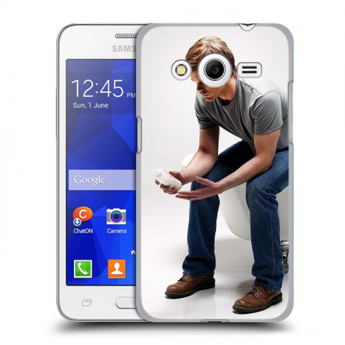 Дизайнерский пластиковый чехол для Samsung Galaxy Core 2 Декстер