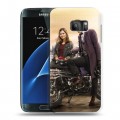 Дизайнерский силиконовый с усиленными углами чехол для Samsung Galaxy S7 Доктор кто