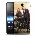 Дизайнерский пластиковый чехол для Sony Xperia TX Доктор кто