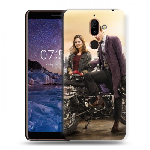 Дизайнерский пластиковый чехол для Nokia 7 Plus Доктор кто