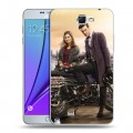 Дизайнерский пластиковый чехол для Samsung Galaxy Note 2 Доктор кто