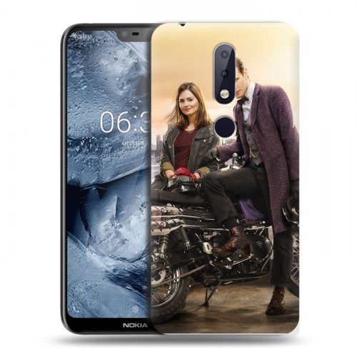 Дизайнерский пластиковый чехол для Nokia 6.1 Plus Доктор кто