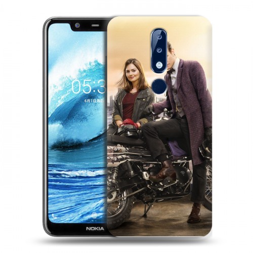 Дизайнерский силиконовый чехол для Nokia 5.1 Plus Доктор кто