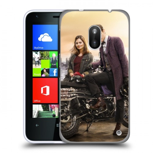 Дизайнерский пластиковый чехол для Nokia Lumia 620 Доктор кто
