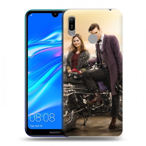 Дизайнерский пластиковый чехол для Huawei Y6 (2019) Доктор кто