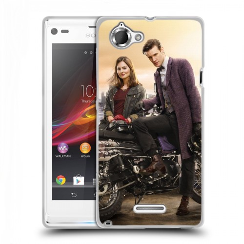 Дизайнерский пластиковый чехол для Sony Xperia L Доктор кто