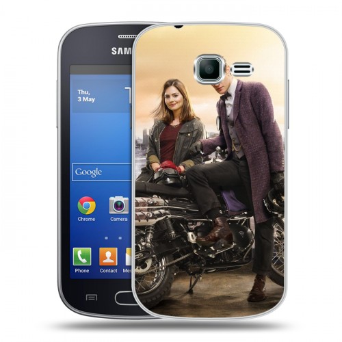 Дизайнерский пластиковый чехол для Samsung Galaxy Trend Lite Доктор кто