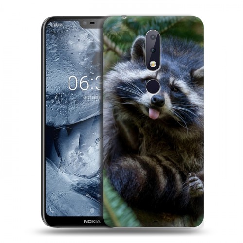 Дизайнерский пластиковый чехол для Nokia 6.1 Plus Грызуны