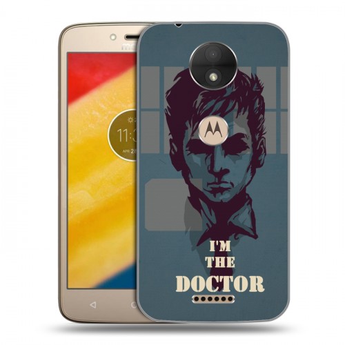 Дизайнерский пластиковый чехол для Motorola Moto C Доктор кто