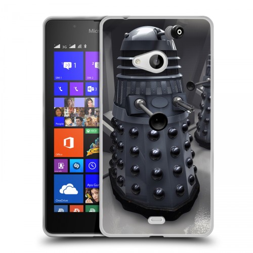 Дизайнерский пластиковый чехол для Microsoft Lumia 540 Доктор кто