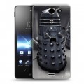 Дизайнерский пластиковый чехол для Sony Xperia TX Доктор кто