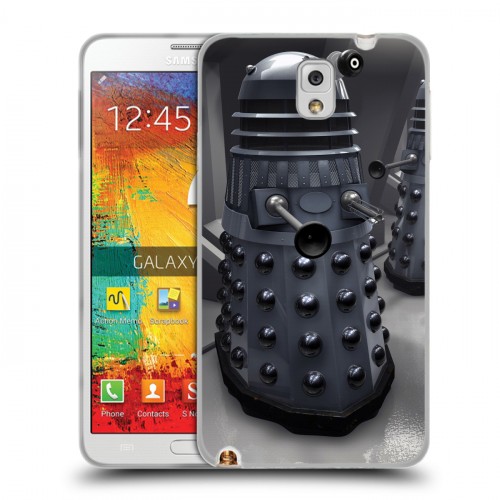 Дизайнерский пластиковый чехол для Samsung Galaxy Note 3 Доктор кто