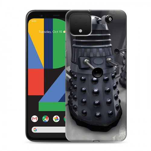 Дизайнерский пластиковый чехол для Google Pixel 4 XL Доктор кто