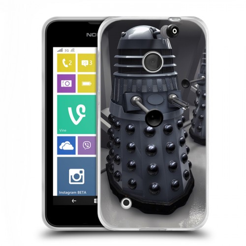 Дизайнерский пластиковый чехол для Nokia Lumia 530 Доктор кто