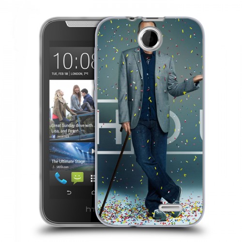 Дизайнерский силиконовый чехол для HTC Desire 310 Доктор Хаус
