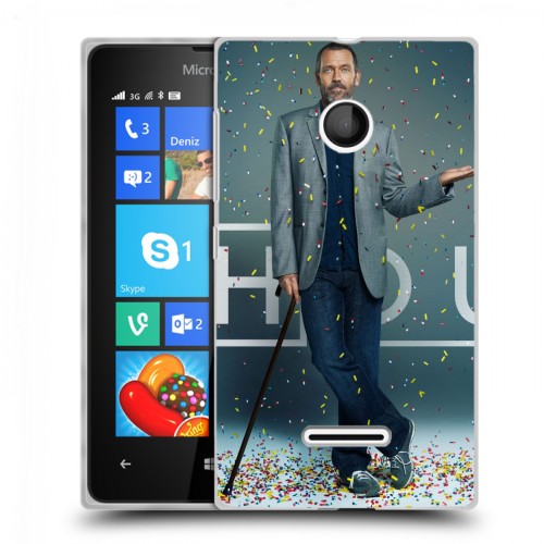 Дизайнерский пластиковый чехол для Microsoft Lumia 435 Доктор Хаус