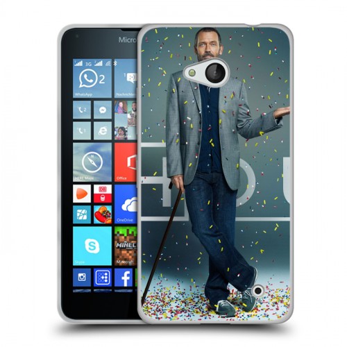 Дизайнерский силиконовый чехол для Microsoft Lumia 640 Доктор Хаус
