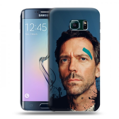 Дизайнерский силиконовый чехол для Samsung Galaxy S6 Edge Доктор Хаус