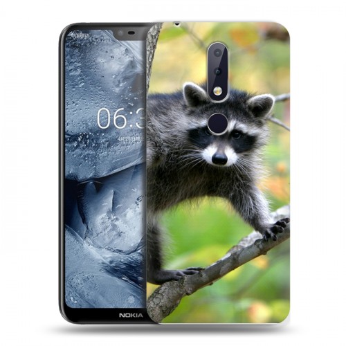 Дизайнерский силиконовый чехол для Nokia 6.1 Plus Грызуны