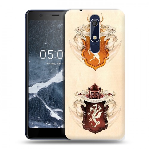 Дизайнерский пластиковый чехол для Nokia 5.1 Игра престолов